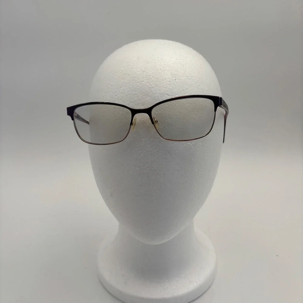 Banana Republic Eyeglasses Women‎ 135 Purple Gold Excellent Snakeskin Frames